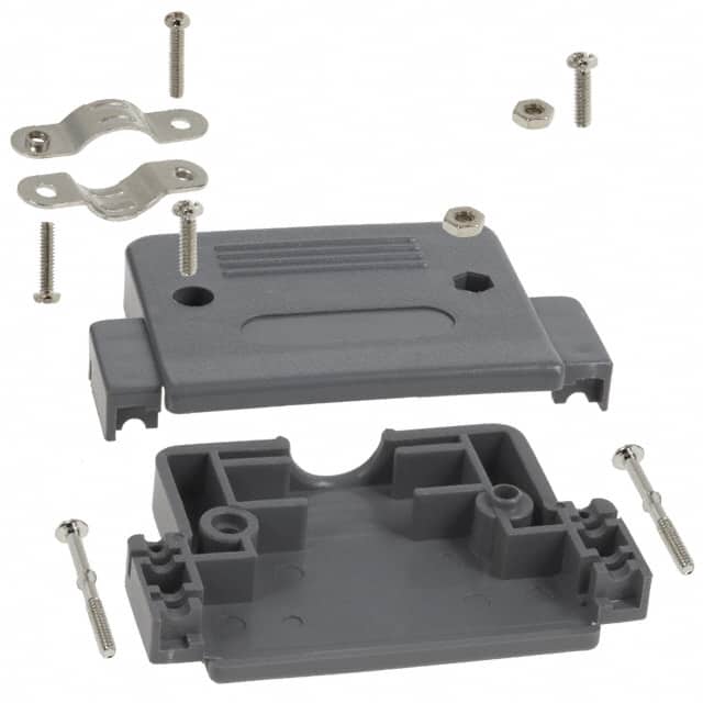 977-050-010-031 NorComp Inc.  Capots de connecteurs D-Sub en forme de D